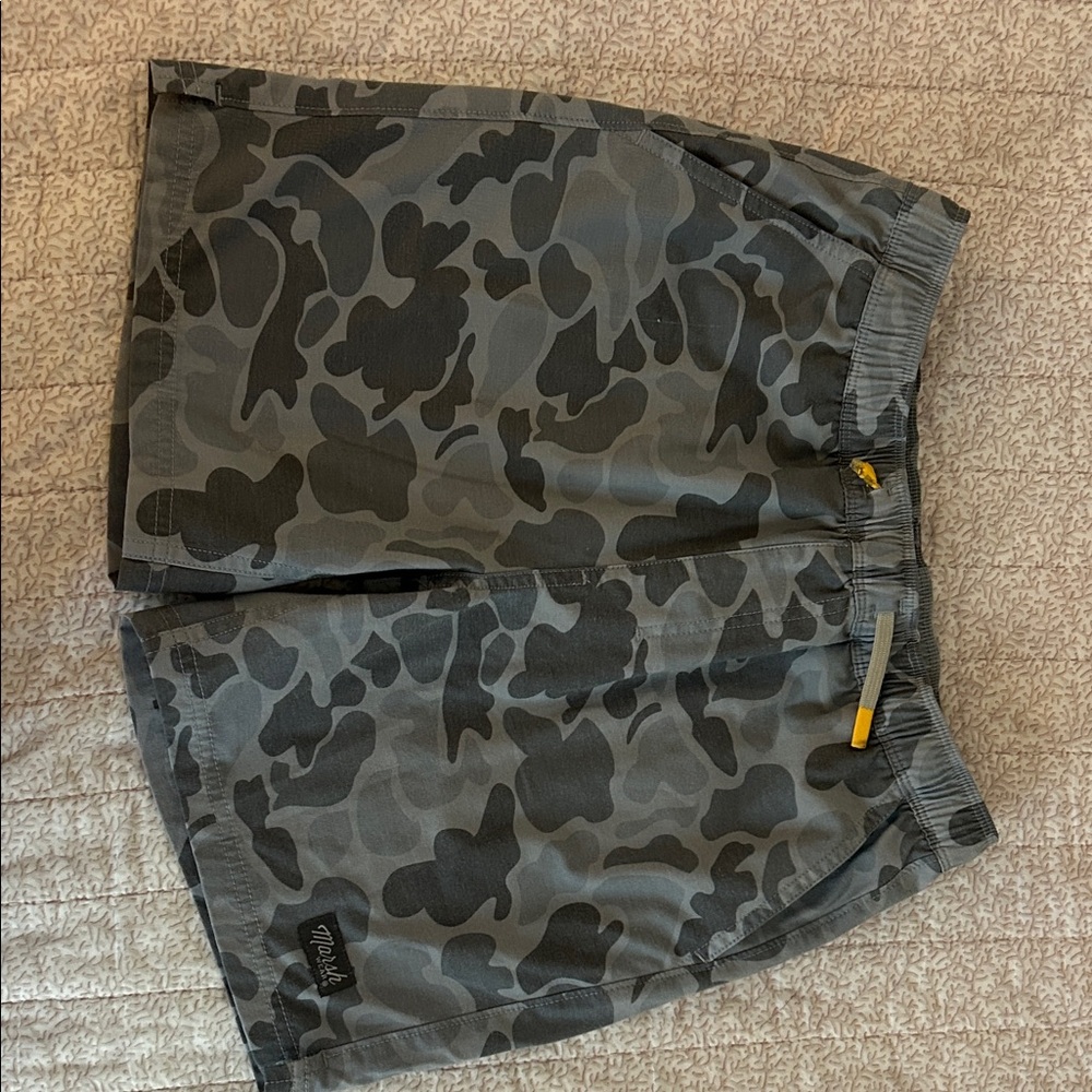 Kids Gray Camo Shorts